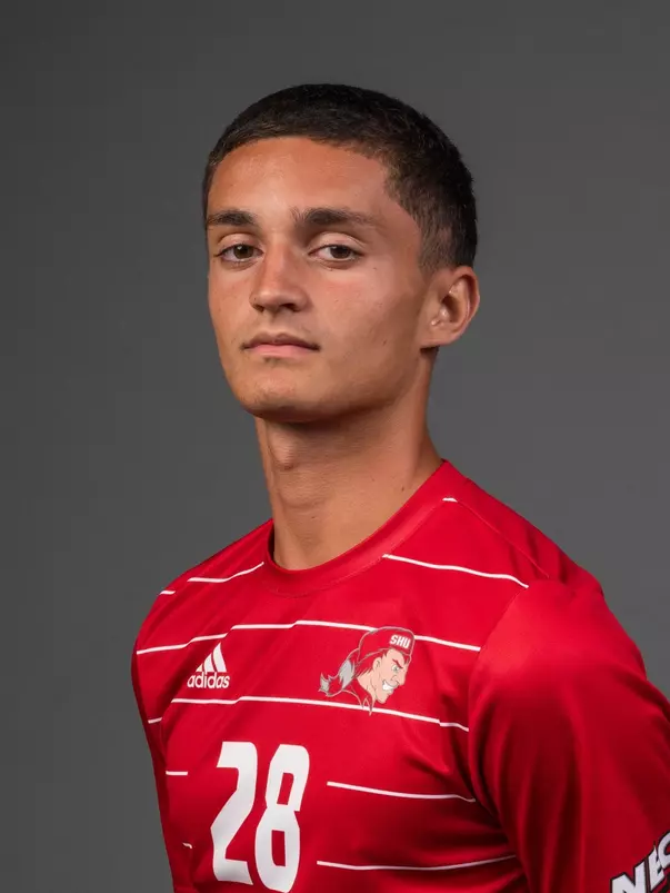 Anthony Nielsen. The SHU Men's Soccer team photos taken at the Pitt Center, Sacred Heart University, Fairfield CT. Wednesday, August 9, 2023. Photo by: Mark F. Conrad