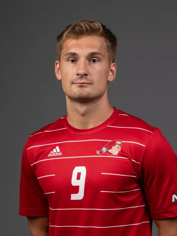 Olliver Persson.The SHU Men's Soccer team photos taken at the Pitt Center, Sacred Heart University, Fairfield CT. Wednesday, August 9, 2023. Photo by: Mark F. Conrad