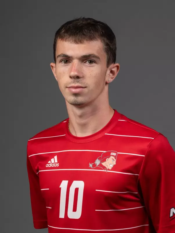 Aidan Borra. The SHU Men's Soccer team photos taken at the Pitt Center, Sacred Heart University, Fairfield CT. Wednesday, August 9, 2023. Photo by: Mark F. Conrad