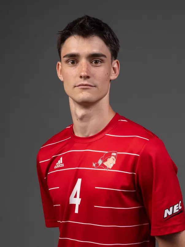 Miguel Garcia Manrique. The SHU Men's Soccer team photos taken at the Pitt Center, Sacred Heart University, Fairfield CT. Wednesday, August 9, 2023. Photo by: Mark F. Conrad