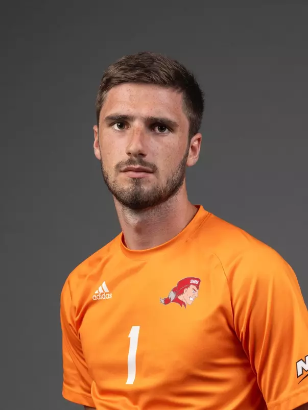Andrew Hammersley. The SHU Men's Soccer team photos taken at the Pitt Center, Sacred Heart University, Fairfield CT. Wednesday, August 9, 2023. Photo by: Mark F. Conrad