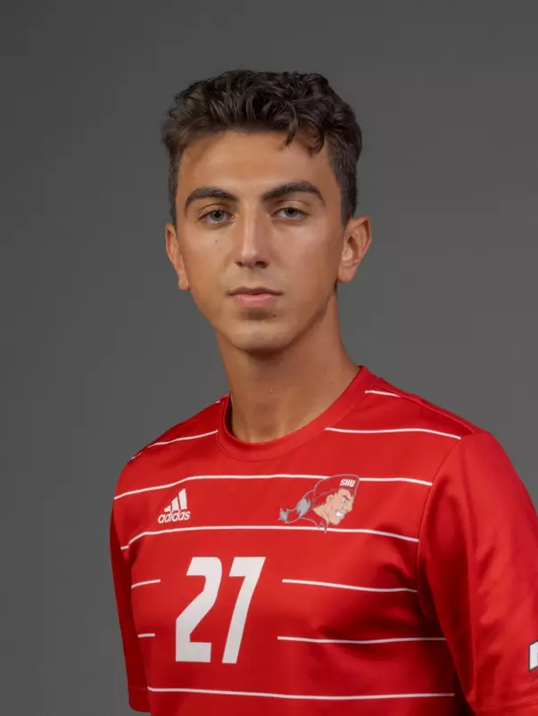Giovanni Amato.The SHU Men's Soccer team photos taken at the Pitt Center, Sacred Heart University, Fairfield CT. Wednesday, August 9, 2023. Photo by: Mark F. Conrad