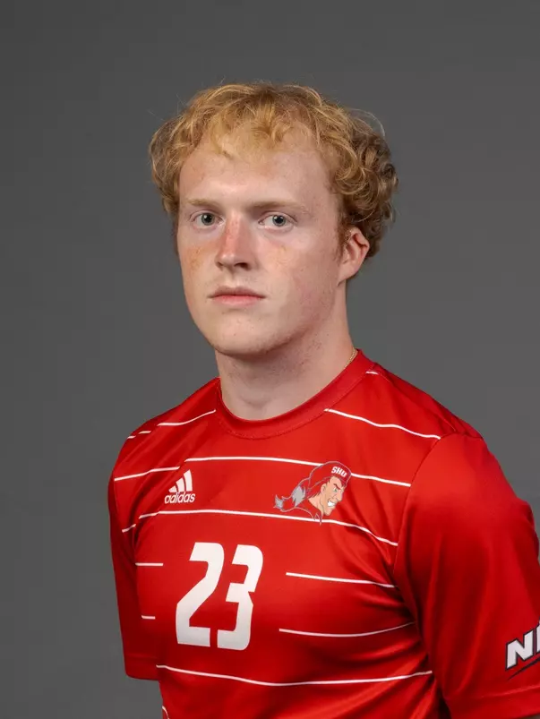 Matthew MacHan. The SHU Men's Soccer team photos taken at the Pitt Center, Sacred Heart University, Fairfield CT. Wednesday, August 9, 2023. Photo by: Mark F. Conrad