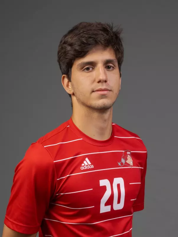 Joao Pedro. The SHU Men's Soccer team photos taken at the Pitt Center, Sacred Heart University, Fairfield CT. Wednesday, August 9, 2023. Photo by: Mark F. Conrad