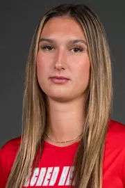 Hunter Coppola. The SHU Women's Volleyball team photos taken at the Bobby Valentine Recreation and Health Center, Sacred Heart University, Fairfield CT. Tuesday, August 8, 2023. Photo by: Mark F. Conrad