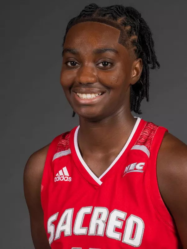 Afia Owusu-Mensah. The SHU Women's Basketball team photos taken at the Bobby Valentine Recreation and Health Center, Sacred Heart University, Fairfield CT. Tuesday, August 8, 2023. Photo by: Mark F. Conrad
