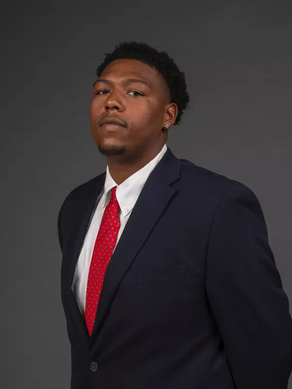 Bayo Gbowu. The SHU Football team photos taken at the Bobby Valentine Recreation and Health Center, Sacred Heart University, Fairfield CT. Thursday, August 10, 2023. Photo by: Mark F. Conrad