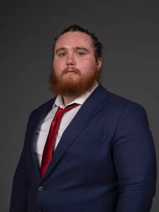 Chase Shallow. The SHU Football team photos taken at the Bobby Valentine Recreation and Health Center, Sacred Heart University, Fairfield CT. Thursday, August 10, 2023. Photo by: Mark F. Conrad