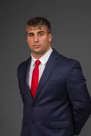 Dante Vernieri. The SHU Football team photos taken at the Bobby Valentine Recreation and Health Center, Sacred Heart University, Fairfield CT. Thursday, August 10, 2023. Photo by: Mark F. Conrad