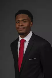 Luqman Haskett. The SHU Football team photos taken at the Bobby Valentine Recreation and Health Center, Sacred Heart University, Fairfield CT. Thursday, August 10, 2023. Photo by: Mark F. Conrad