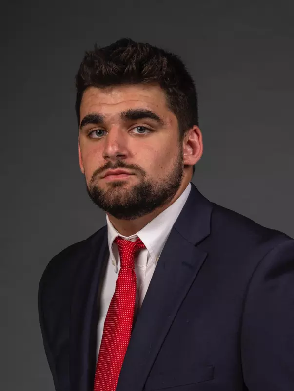 Spencer Burke. The SHU Football team photos taken at the Bobby Valentine Recreation and Health Center, Sacred Heart University, Fairfield CT. Thursday, August 10, 2023. Photo by: Mark F. Conrad