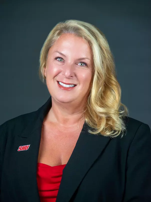 Sacred Heart University Director of Athletics Judy Ann Riccio - photo by Tracy Deer-Mirek 8/30/23