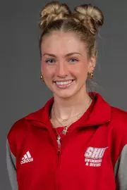 Casi Glejzer. The SHU Women's Swimming & Diving team photos taken at the Bobby Valentine Health & Recreation Center, Sacred Heart University, Fairfield, CT. Wednesday, August 30, 2023. Photo by: Mark F. Conrad