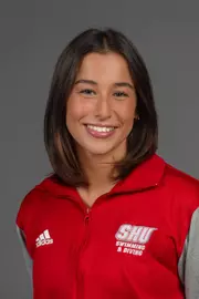 Ella Krikorian. The SHU Women's Swimming & Diving team photos taken at the Bobby Valentine Health & Recreation Center, Sacred Heart University, Fairfield, CT. Wednesday, August 30, 2023. Photo by: Mark F. Conrad