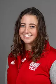 Kate Bell. The SHU Women's Swimming & Diving team photos taken at the Bobby Valentine Health & Recreation Center, Sacred Heart University, Fairfield, CT. Wednesday, August 30, 2023. Photo by: Mark F. Conrad