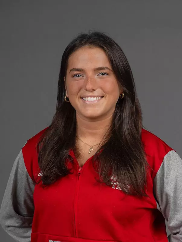 Olivia McNicholas. The SHU Women's Swimming & Diving team photos taken at the Bobby Valentine Health & Recreation Center, Sacred Heart University, Fairfield, CT. Wednesday, August 30, 2023. Photo by: Mark F. Conrad