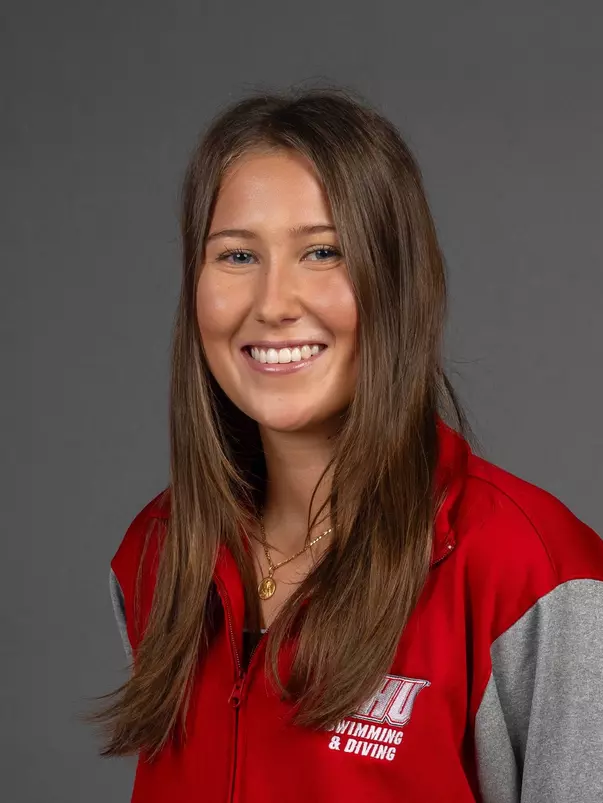 Ruby Krikorian. The SHU Women's Swimming & Diving team photos taken at the Bobby Valentine Health & Recreation Center, Sacred Heart University, Fairfield, CT. Wednesday, August 30, 2023. Photo by: Mark F. Conrad