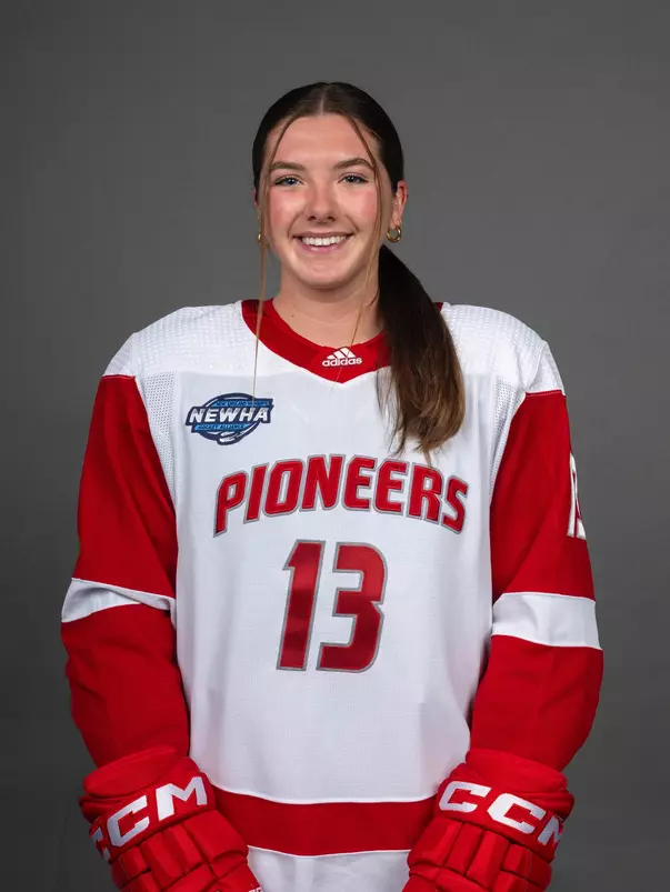 Nicole Bessinger. The SHU Women's Ice Hockey team photos taken at the Martire Family Arena, Sacred Heart University's West Campus, Fairfield, CT.. Friday, September 1, 2023. Photo by: Mark F. Conrad