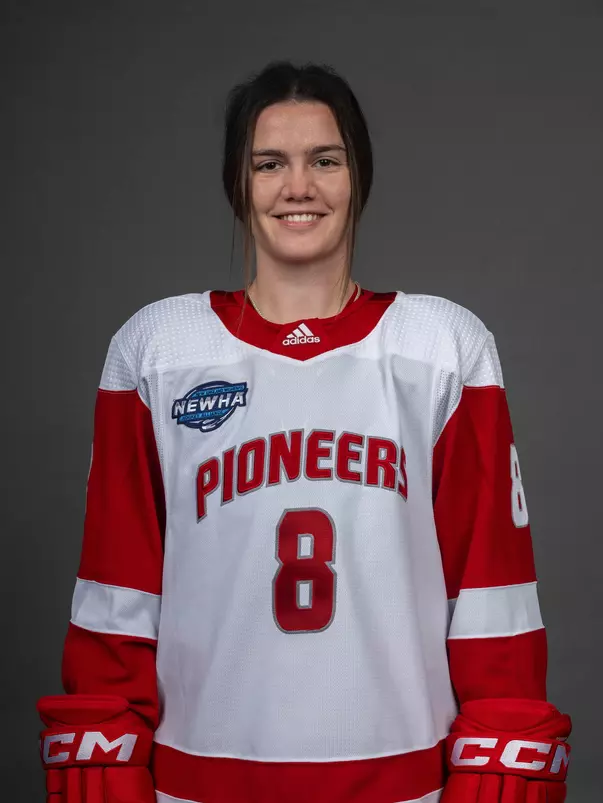 Diana Bishopp. The SHU Women's Ice Hockey team photos taken at the Martire Family Arena, Sacred Heart University's West Campus, Fairfield, CT.. Friday, September 1, 2023. Photo by: Mark F. Conrad