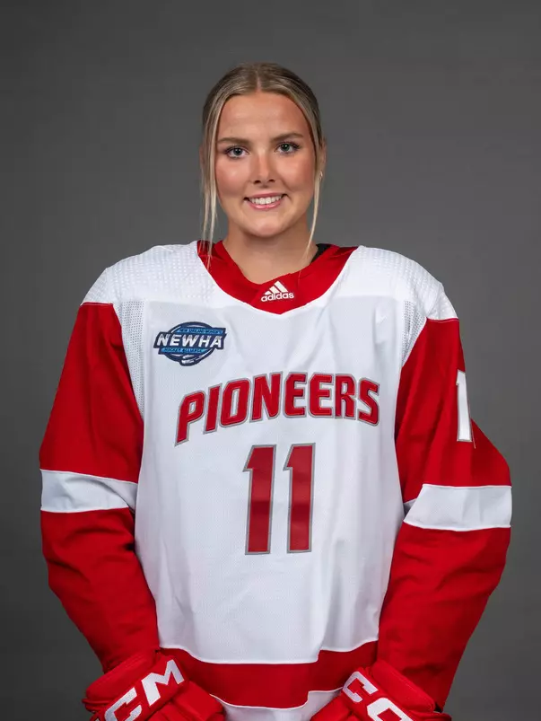 Ella Dahl. The SHU Women's Ice Hockey team photos taken at the Martire Family Arena, Sacred Heart University's West Campus, Fairfield, CT.. Friday, September 1, 2023. Photo by: Mark F. Conrad