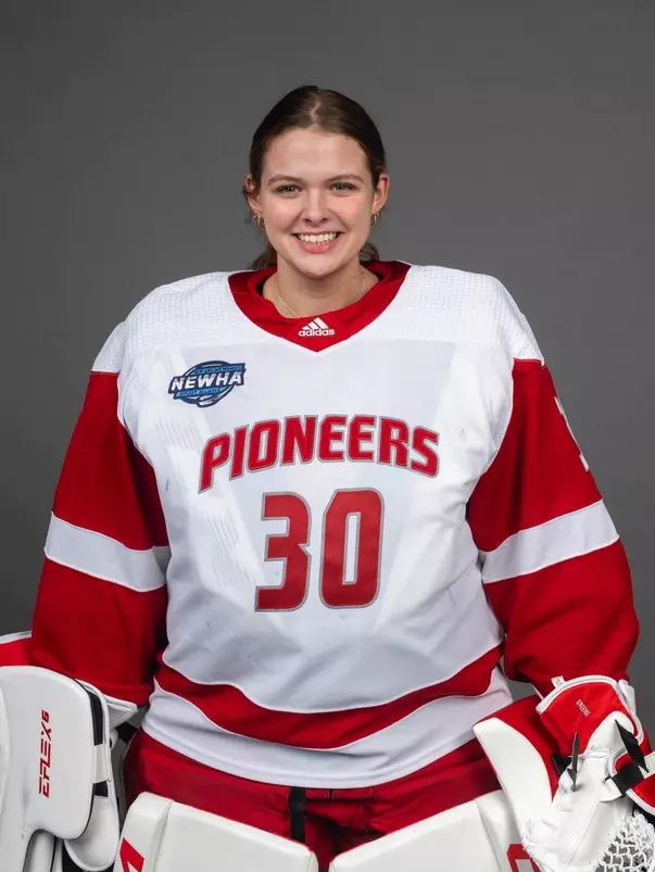 Carly Greene. The SHU Women's Ice Hockey team photos taken at the Martire Family Arena, Sacred Heart University's West Campus, Fairfield, CT.. Friday, September 1, 2023. Photo by: Mark F. Conrad
