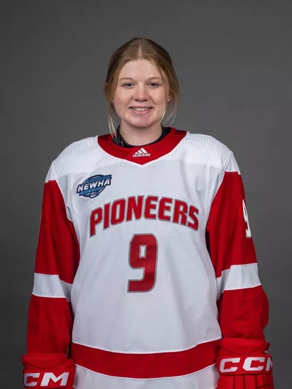 Campbell Heger. The SHU Women's Ice Hockey team photos taken at the Martire Family Arena, Sacred Heart University's West Campus, Fairfield, CT.. Friday, September 1, 2023. Photo by: Mark F. Conrad