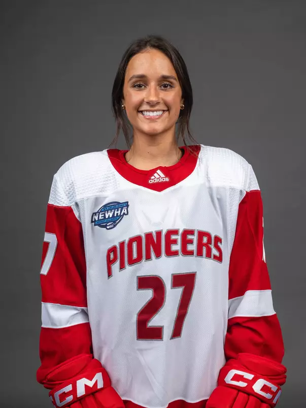Kate Helgeson. The SHU Women's Ice Hockey team photos taken at the Martire Family Arena, Sacred Heart University's West Campus, Fairfield, CT.. Friday, September 1, 2023. Photo by: Mark F. Conrad