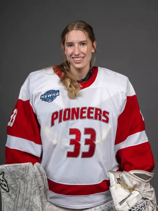 Lauren Larson. The SHU Women's Ice Hockey team photos taken at the Martire Family Arena, Sacred Heart University's West Campus, Fairfield, CT.. Friday, September 1, 2023. Photo by: Mark F. Conrad