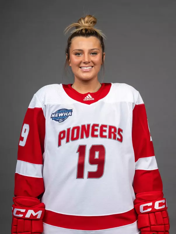 Madeleine Rinklin. The SHU Women's Ice Hockey team photos taken at the Martire Family Arena, Sacred Heart University's West Campus, Fairfield, CT.. Friday, September 1, 2023. Photo by: Mark F. Conrad