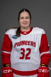 Emily Wisnewski. The SHU Women's Ice Hockey team photos taken at the Martire Family Arena, Sacred Heart University's West Campus, Fairfield, CT.. Friday, September 1, 2023. Photo by: Mark F. Conrad