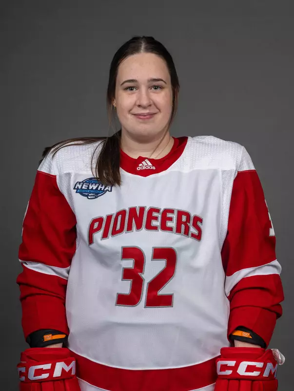 Emily Wisnewski. The SHU Women's Ice Hockey team photos taken at the Martire Family Arena, Sacred Heart University's West Campus, Fairfield, CT.. Friday, September 1, 2023. Photo by: Mark F. Conrad