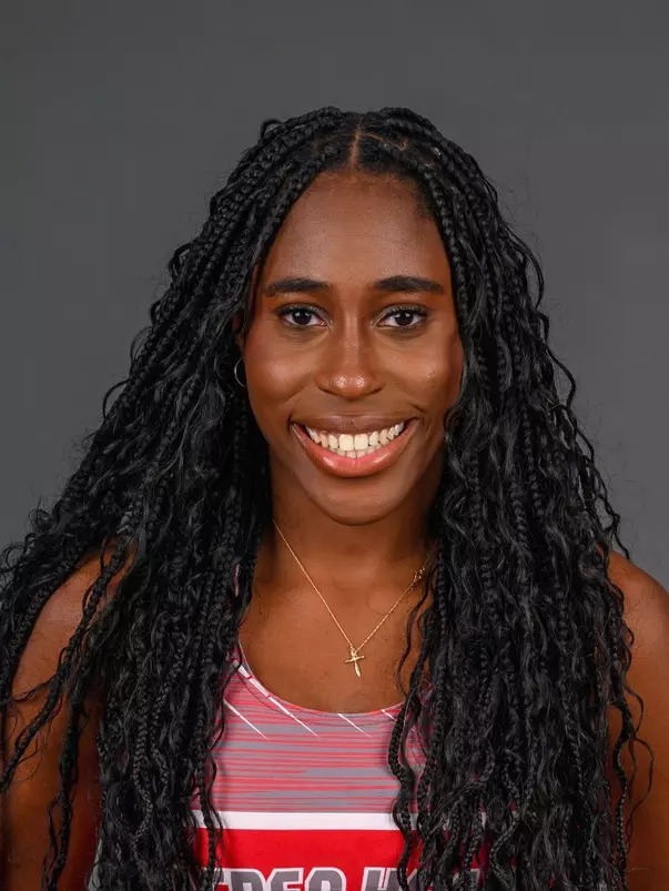 Arianna Bartholomew. The SHU Track team photos taken at the Martire Center for the Liberal Arts, Sacred Heart University, Fairfield, CT. Monday, January 8, 2024. Photo by: Mark F. Conrad