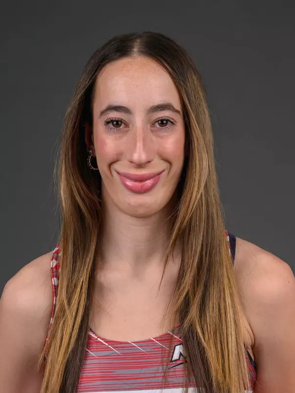 Jessica Bianco. The SHU Track team photos taken at the Martire Center for the Liberal Arts, Sacred Heart University, Fairfield, CT. Monday, January 8, 2024. Photo by: Mark F. Conrad