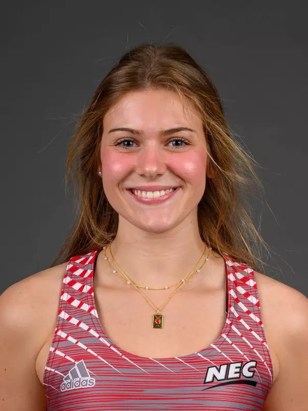 Alexandra Bold. The SHU Track team photos taken at the Martire Center for the Liberal Arts, Sacred Heart University, Fairfield, CT. Monday, January 8, 2024. Photo by: Mark F. Conrad