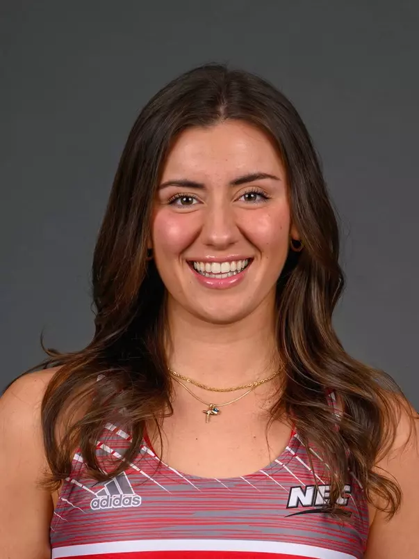 Madison Breckner. The SHU Track team photos taken at the Martire Center for the Liberal Arts, Sacred Heart University, Fairfield, CT. Monday, January 8, 2024. Photo by: Mark F. Conrad