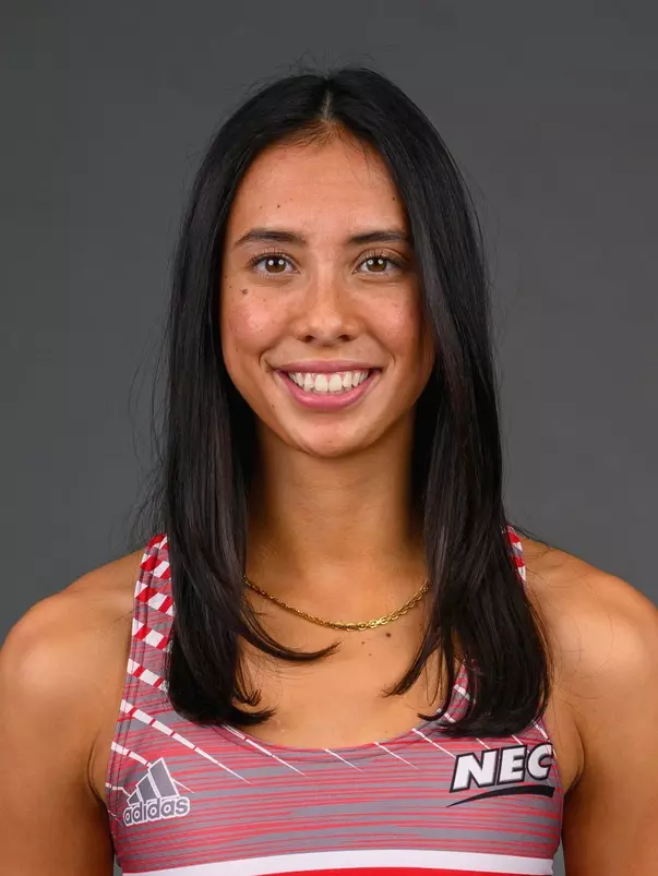 Magdalena Brogioli. The SHU Track team photos taken at the Martire Center for the Liberal Arts, Sacred Heart University, Fairfield, CT. Monday, January 8, 2024. Photo by: Mark F. Conrad