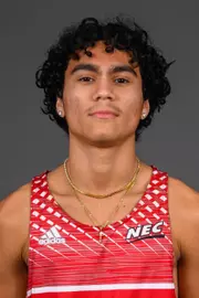 Joel Delorbe Jr.. The SHU Track team photos taken at the Martire Center for the Liberal Arts, Sacred Heart University, Fairfield, CT. Monday, January 8, 2024. Photo by: Mark F. Conrad