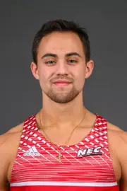 Benjamin Healy. The SHU Track team photos taken at the Martire Center for the Liberal Arts, Sacred Heart University, Fairfield, CT. Monday, January 8, 2024. Photo by: Mark F. Conrad