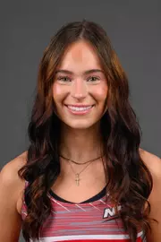 Inga Jung. The SHU Track team photos taken at the Martire Center for the Liberal Arts, Sacred Heart University, Fairfield, CT. Monday, January 8, 2024. Photo by: Mark F. Conrad