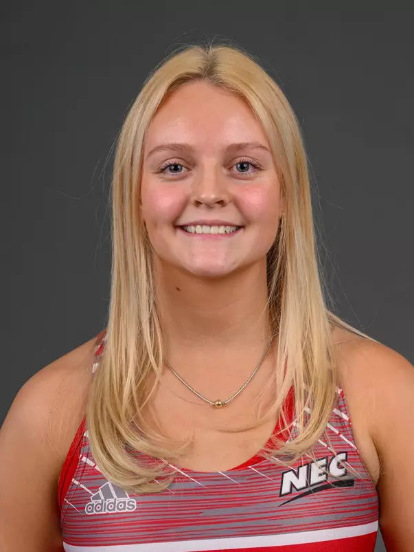 Angela Kaiser. The SHU Track team photos taken at the Martire Center for the Liberal Arts, Sacred Heart University, Fairfield, CT. Monday, January 8, 2024. Photo by: Mark F. Conrad