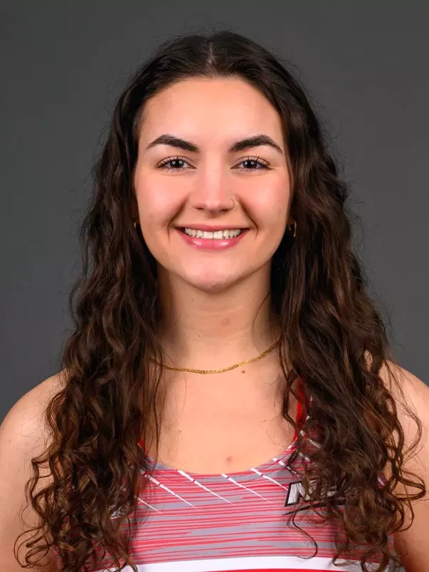 Kaitlyn Luba. The SHU Track team photos taken at the Martire Center for the Liberal Arts, Sacred Heart University, Fairfield, CT. Monday, January 8, 2024. Photo by: Mark F. Conrad