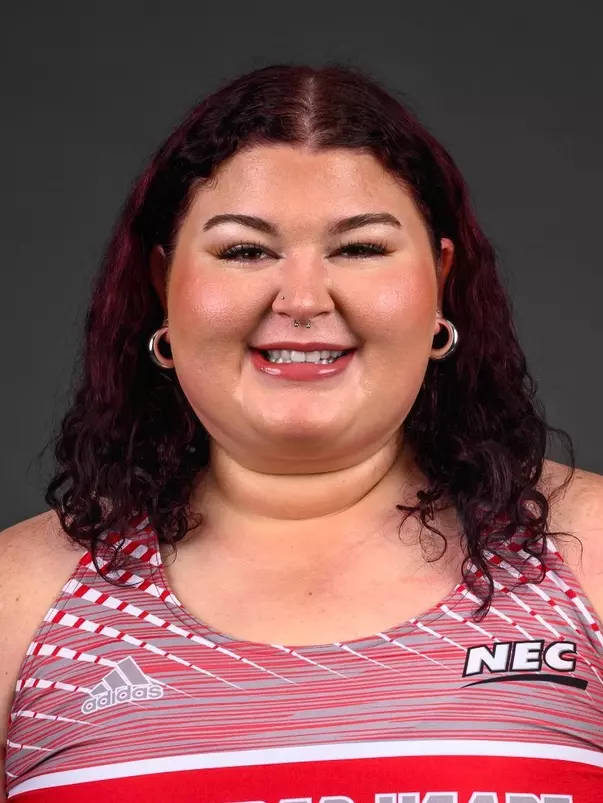 Sarah Mitchell. The SHU Track team photos taken at the Martire Center for the Liberal Arts, Sacred Heart University, Fairfield, CT. Monday, January 8, 2024. Photo by: Mark F. Conrad