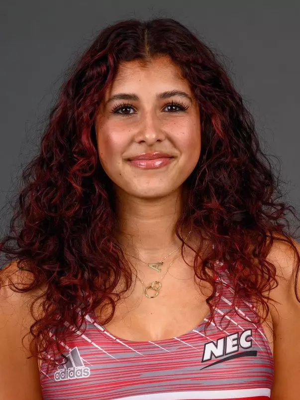 Annalise Nassy. The SHU Track team photos taken at the Martire Center for the Liberal Arts, Sacred Heart University, Fairfield, CT. Monday, January 8, 2024. Photo by: Mark F. Conrad