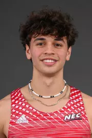 Luke Stangarone. The SHU Track team photos taken at the Martire Center for the Liberal Arts, Sacred Heart University, Fairfield, CT. Monday, January 8, 2024. Photo by: Mark F. Conrad