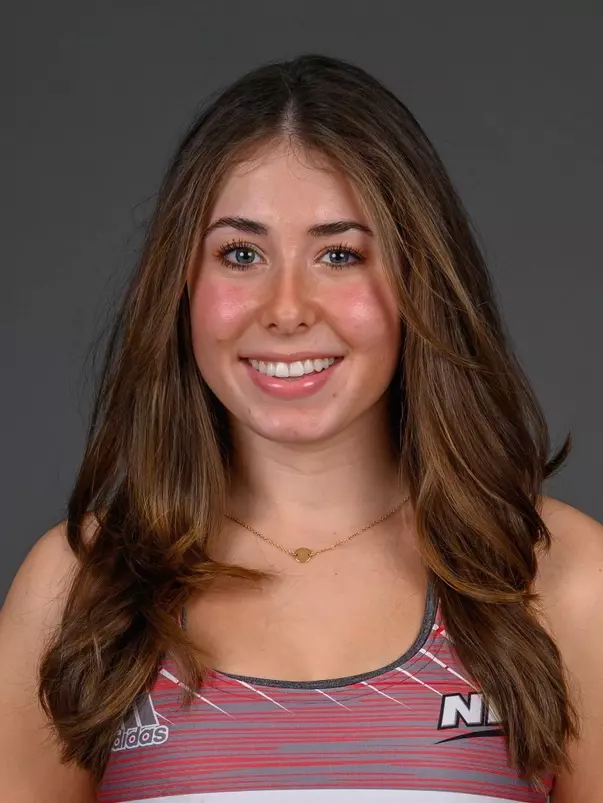 Olivia Suter. The SHU Track team photos taken at the Martire Center for the Liberal Arts, Sacred Heart University, Fairfield, CT. Monday, January 8, 2024. Photo by: Mark F. Conrad
