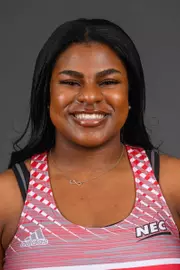Alijah Walker. The SHU Track team photos taken at the Martire Center for the Liberal Arts, Sacred Heart University, Fairfield, CT. Monday, January 8, 2024. Photo by: Mark F. Conrad