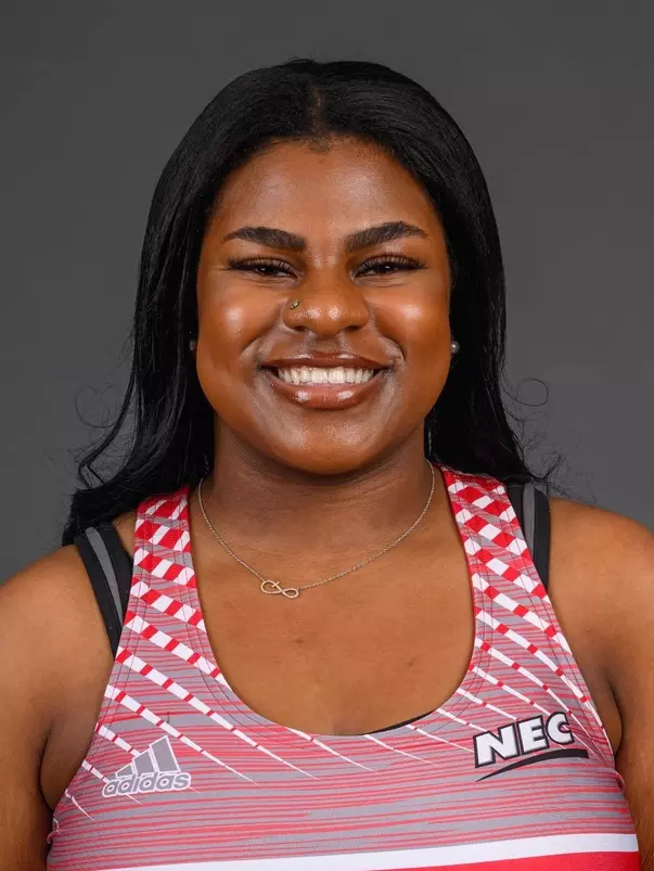 Alijah Walker. The SHU Track team photos taken at the Martire Center for the Liberal Arts, Sacred Heart University, Fairfield, CT. Monday, January 8, 2024. Photo by: Mark F. Conrad