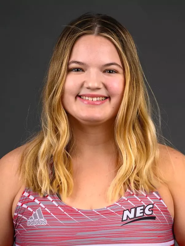 Zaida Witkowski. The SHU Track team photos taken at the Martire Center for the Liberal Arts, Sacred Heart University, Fairfield, CT. Monday, January 8, 2024. Photo by: Mark F. Conrad