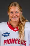 Grayson Limke. The SHU Women's Ice Hockey team photographed today at the Guest House, on Sacred Heart University's West Campus, Fairfield, CT. Monday, September 30, 2024. Photo by: Mark F. Conrad