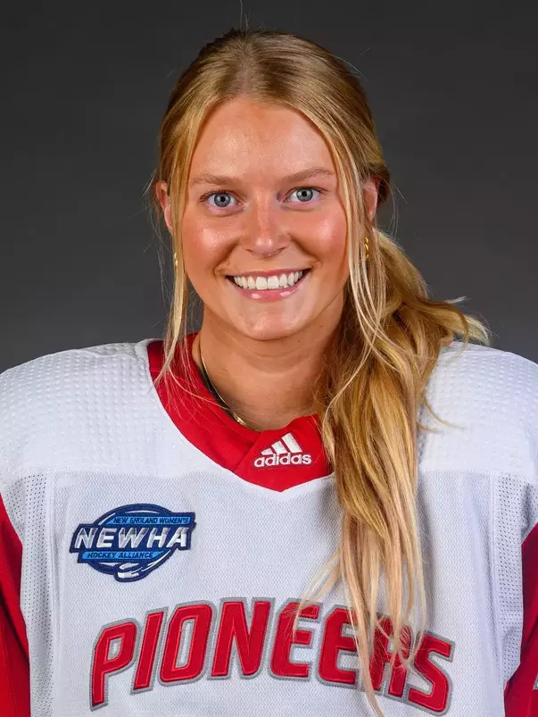 Grayson Limke. The SHU Women's Ice Hockey team photographed today at the Guest House, on Sacred Heart University's West Campus, Fairfield, CT. Monday, September 30, 2024. Photo by: Mark F. Conrad